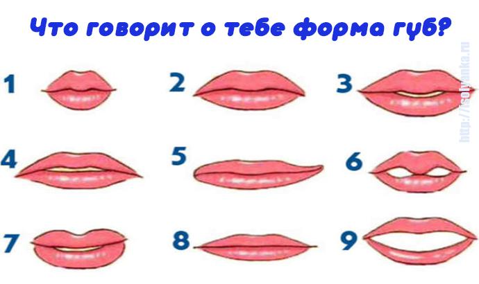 Что может сказать о вас форма ваших губ? | 1