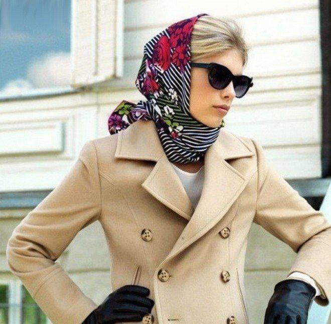 Как красиво повязать платок зимой — стильные образы в холодное время года! | 1
