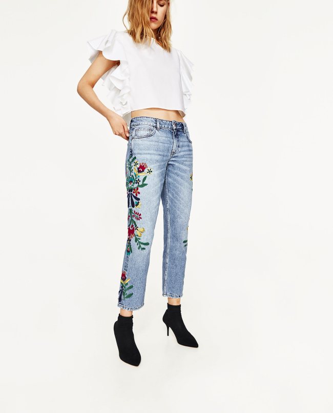 Модные женские джинсы сезона 2018 | 25