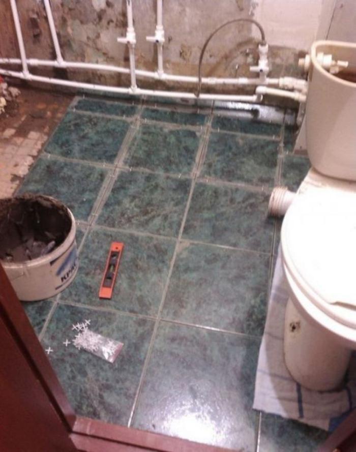 Сын отремонтировал матери ванную комнату... Любо-дорого! | 6