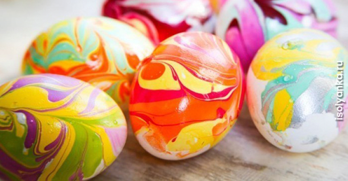 Красим яйца к Пасхе: оригинальные способы покраски | 74