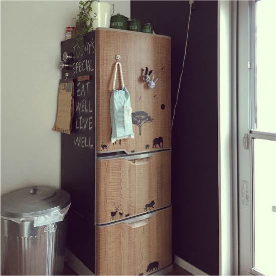Новый дизайн старого холодильника: 7 способов создать стильный интерьер | 12
