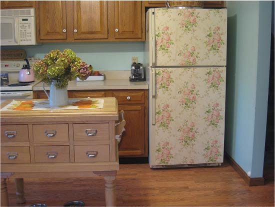Новый дизайн старого холодильника: 7 способов создать стильный интерьер | 16