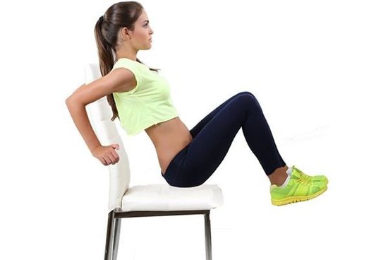 7 упражнений от обвисшего живота, которые можно делать сидя на стуле | 2