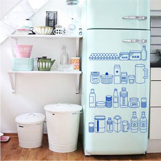 Новый дизайн старого холодильника: 7 способов создать стильный интерьер | 3