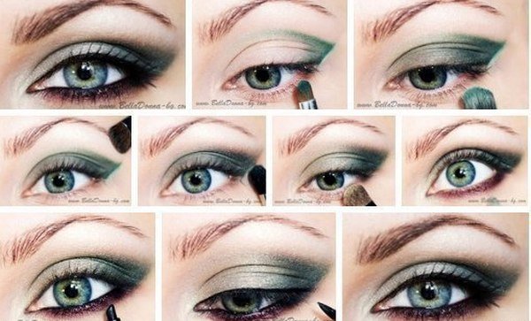 Секреты макияжа для зелено-голубых глаз | 9