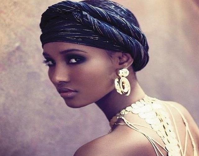 Как красиво и оригинально повязать шарф или палантин на голову | 31