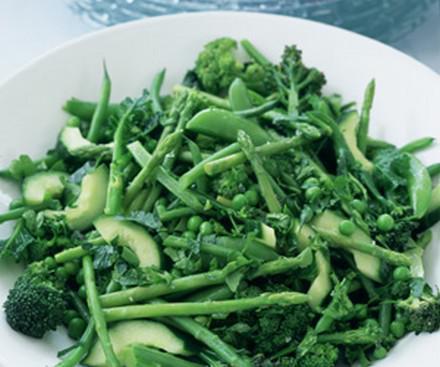 зеленые овощи