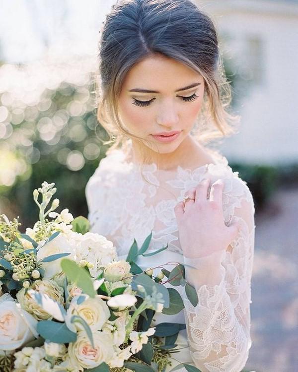 50 идей потрясающего свадебного макияжа для невест | 21