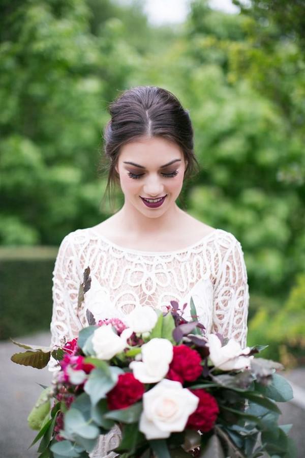 50 идей потрясающего свадебного макияжа для невест | 43