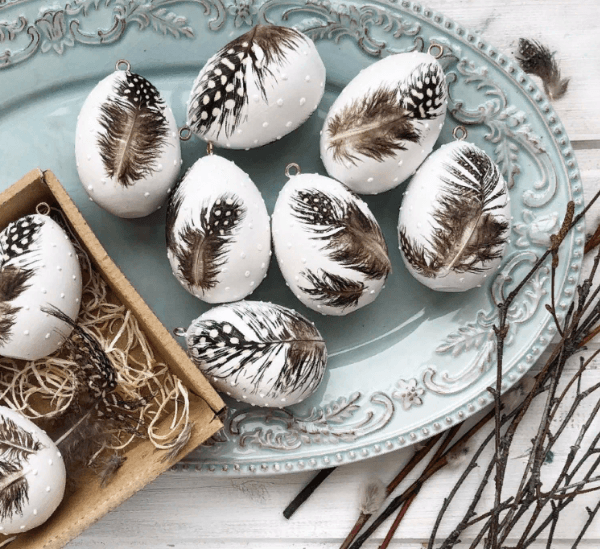 Как раскрасить яйца на Пасху, 40 идей | 24