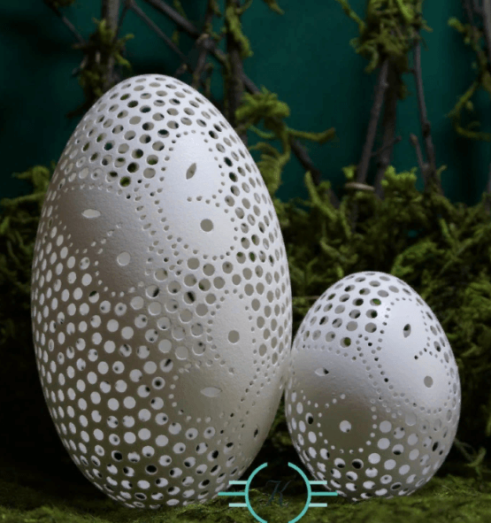 Как раскрасить яйца на Пасху, 40 идей | 31