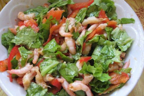 Салат из морепродуктов рецепт