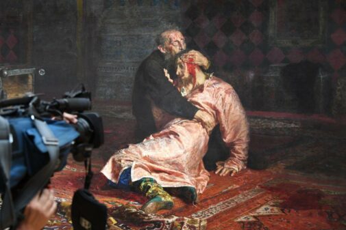 картина Иван Грозный убивает своего сына